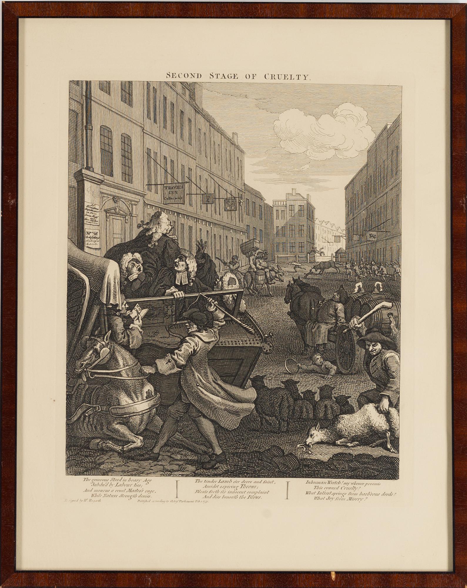 WILLIAM HOGARTH, engravings, 6, later, 20th century.