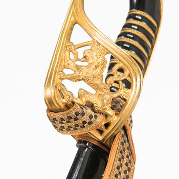 An Infantry Officer Sword, M1922, Finland, latter half of the 20th century.