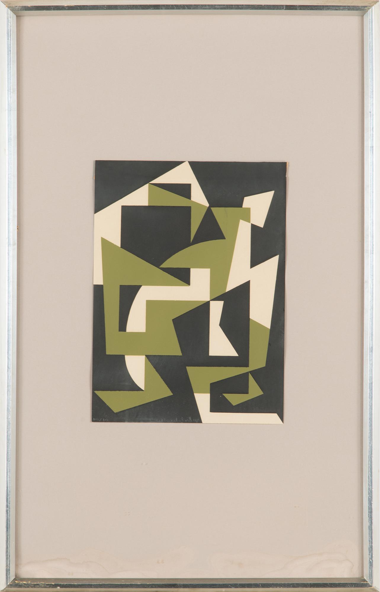 Lars-Gunnar Nordström, silkscreen, signed and numbered 10/10.