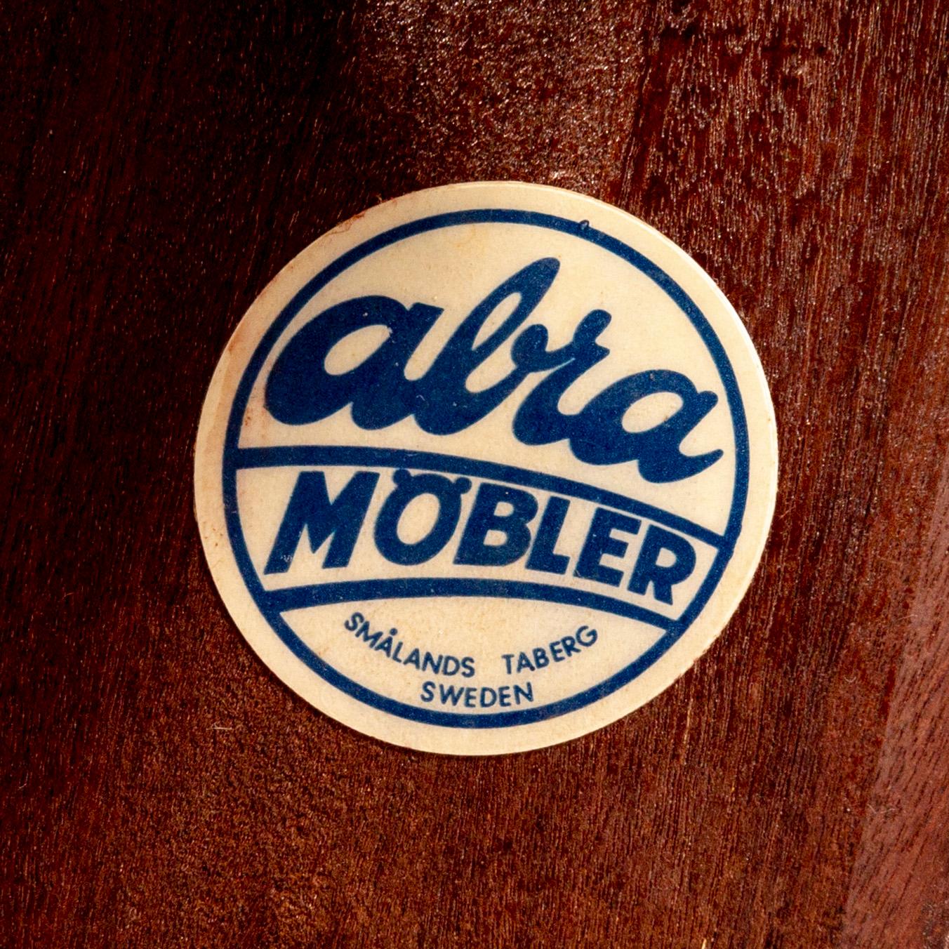 Svante Skogh, matbord samt stolar 4 st Rosetto-serien Abra Möbler 1960-tal.