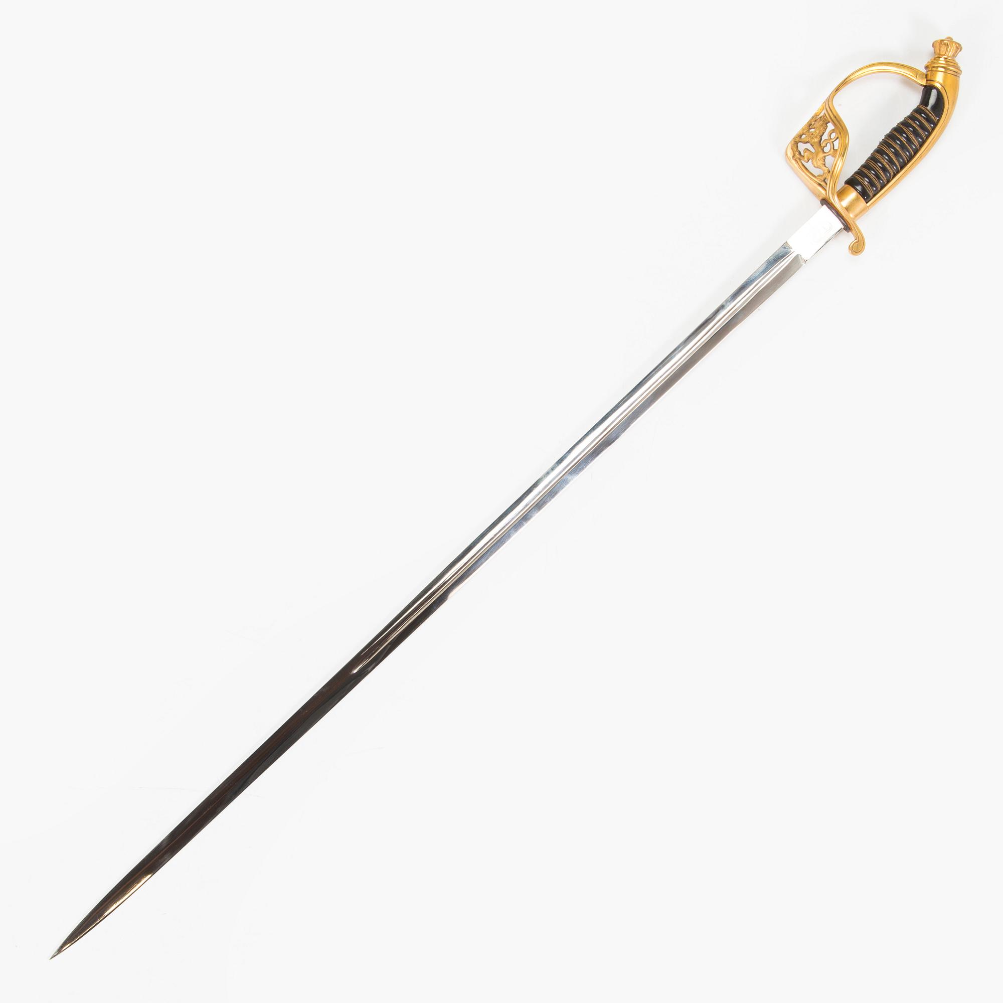 An Infantry Officer Sword, M1922, Finland, latter half of the 20th century.