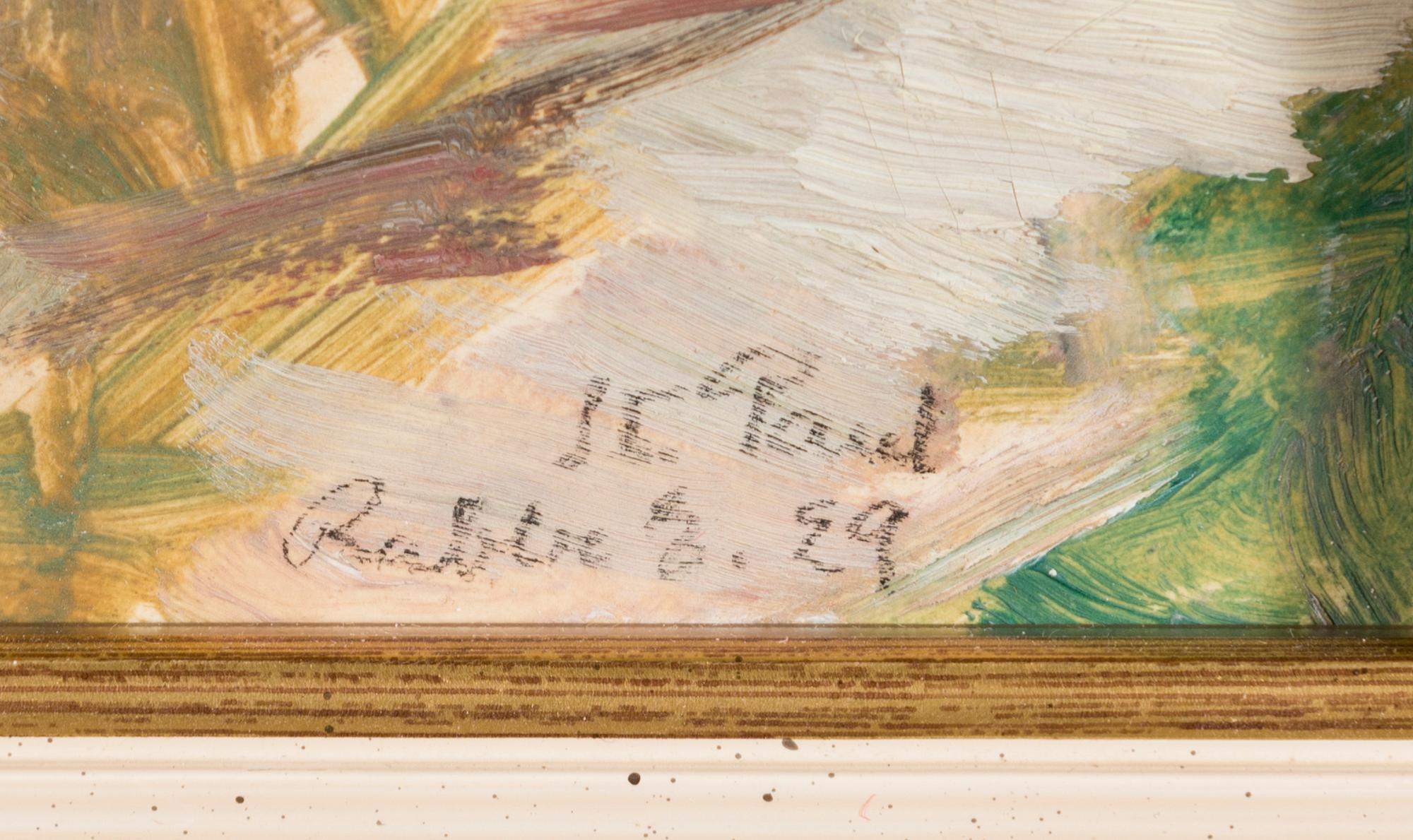 RABBE ENCKELL, öljy paperille signeerattu ja päivätty-29.