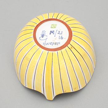 SKÅL, fajans, Stig Lindberg, Gustavsberg.