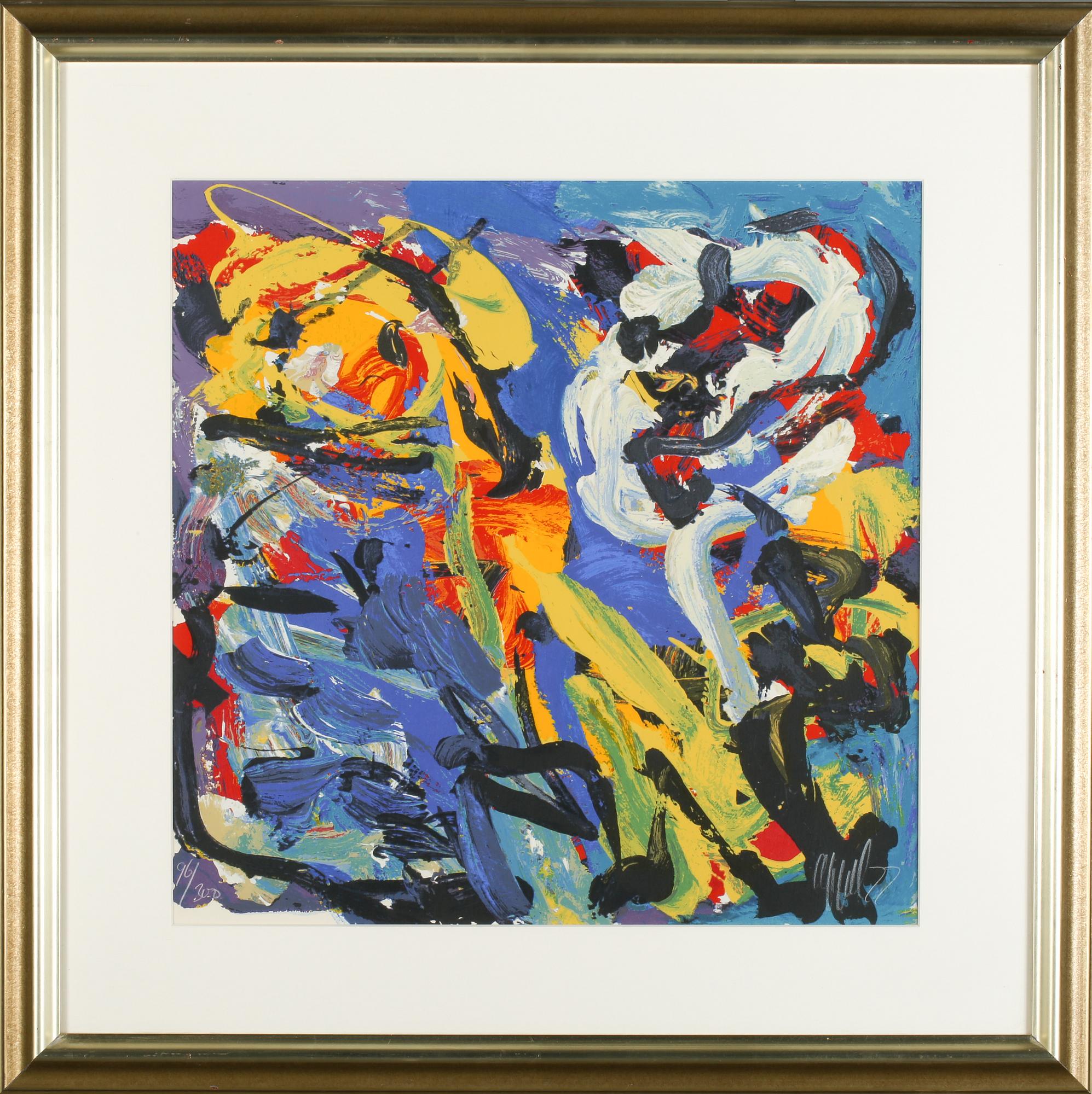 KAREL APPEL, färglitografi, signerad och numrerad 96/300.