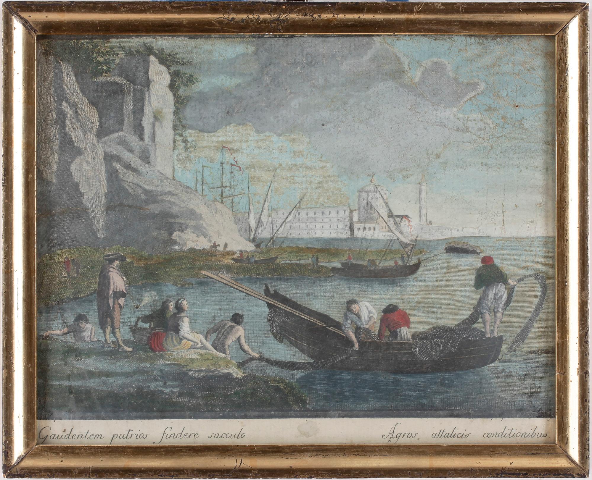 CARLE VERNET, efter, ett par, grafiska blad, trol 1800-tal.