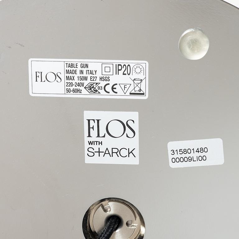 Philippe Starck, a table lamp, 'Table Gun Lamp', FLOS, Italy.