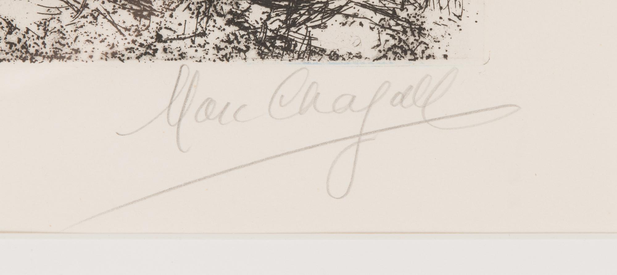 Marc Chagall, "Les Amoureux dans le ciel de Saint-Paul".