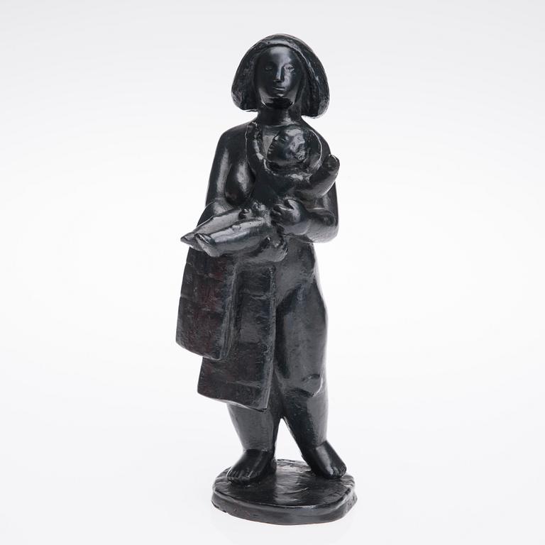 HEIKKI KONTTINEN, skulptur, brons, signerad, daterad 1974 och numrerad 7/10.