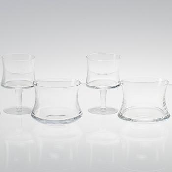 DRICKSGLAS, 6+6 "Romantica" design Tapio Wirkkala, Iittala.