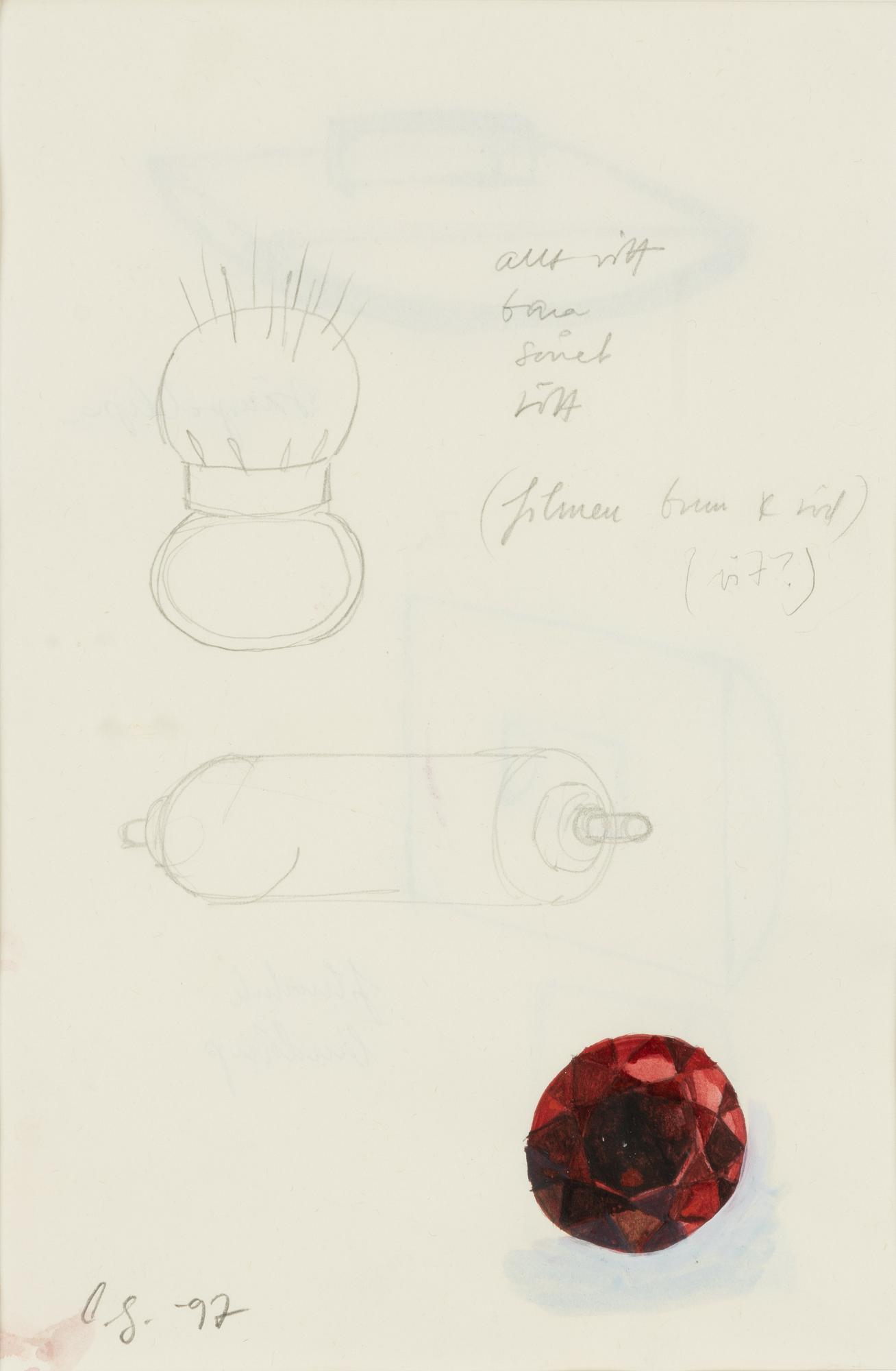 Charlotte Gyllenhammar, Mixed Media. Signed and dated -97.