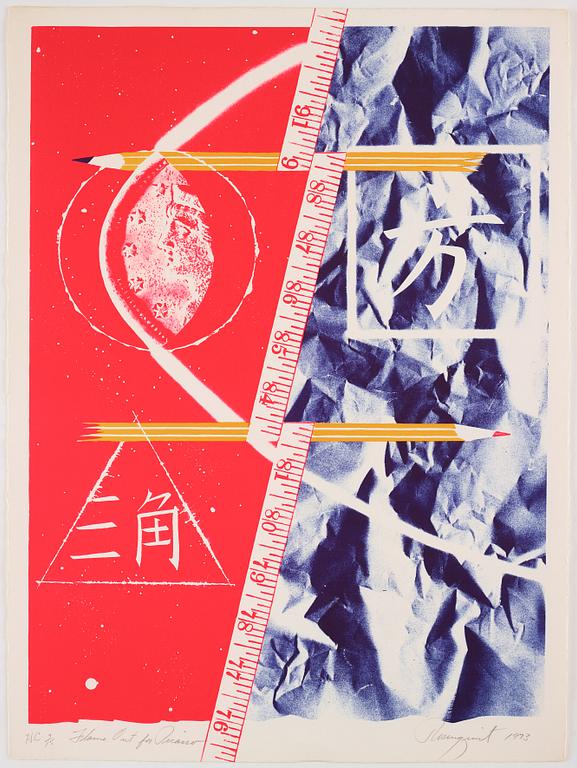 James Rosenquist, "Flame out for Picasso",