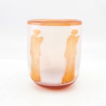 Jan Johansson, unsigned graal vase
Orrefors 1970s.