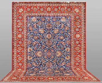 A carpet, Najafabad, c. 418 x 307 cm.