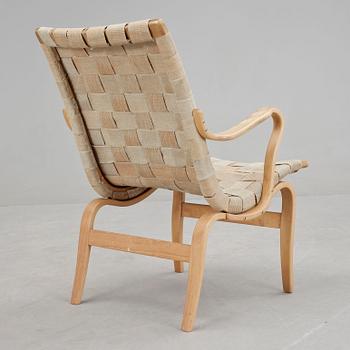 KARMSTOL, "Eva", Bruno Mathsson, Firma Karl Mathsson Värnamo, 1973.