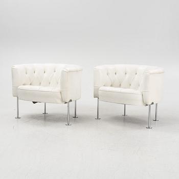 Trix & Robert Haussmann, a pair of armchairs, RH 310, De Sede, 1960s.