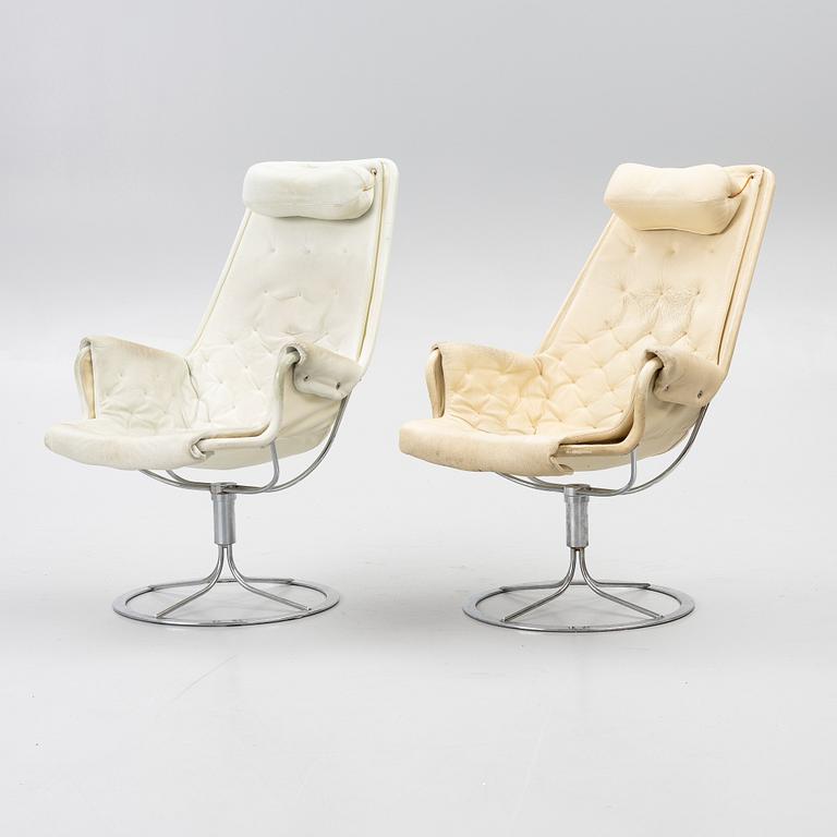 Bruno Mathsson, fåtöljer, ett par, ”Jetson”, Dux, 1900-talets andra hälft.