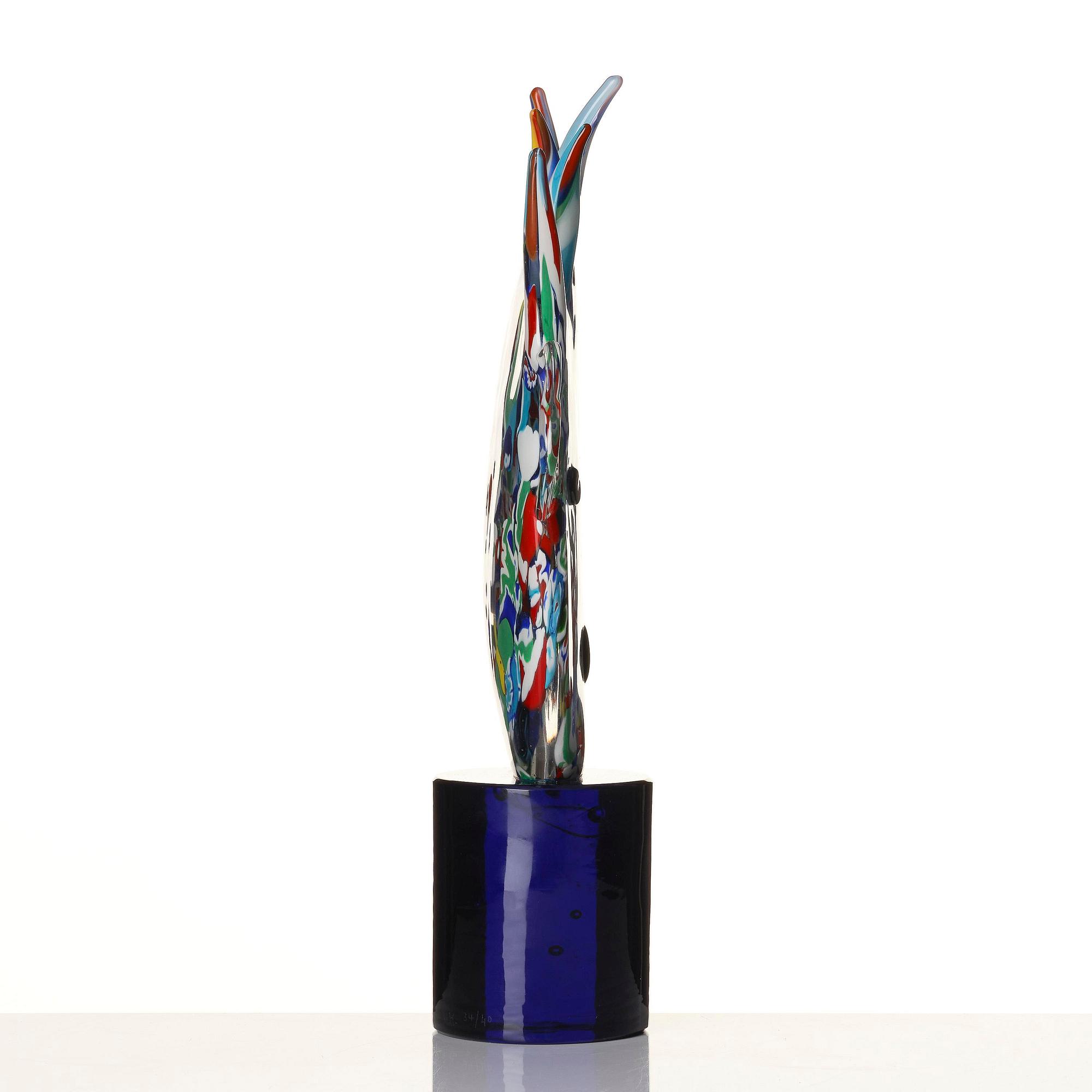 Kiki Kogelnik, "Recycled Nr. 1 ", skulptur, glas, Berengo Studio, Murano, Italien, 1996, ed. 34/40.