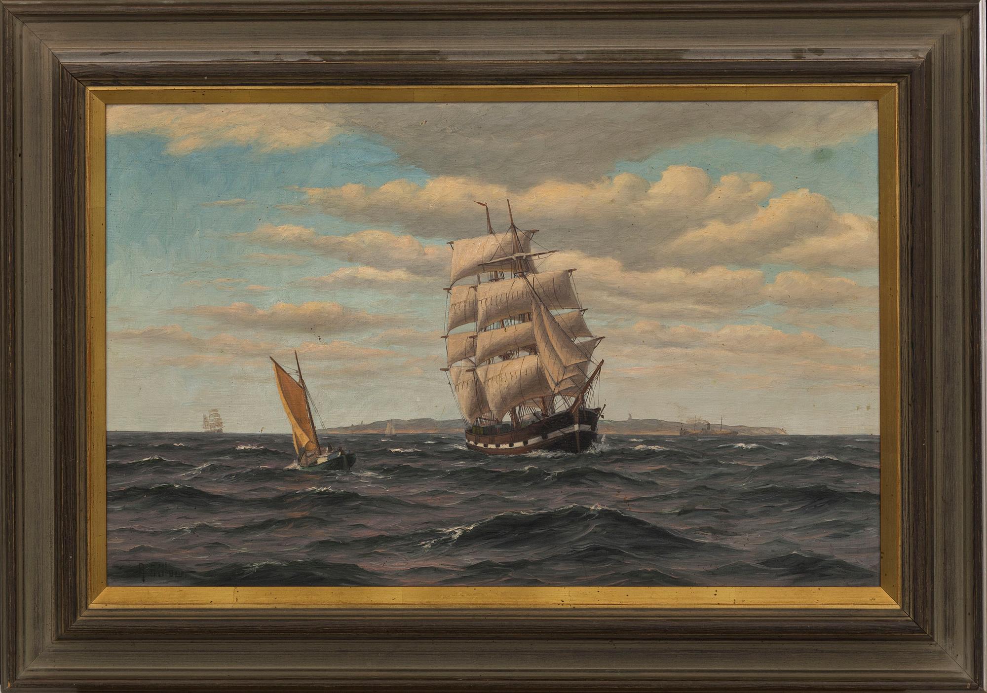 AGNES VON BÜLOW, oli on canvas, signed.