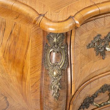 A Rococo chest of drawers, secon half of the 18th century.