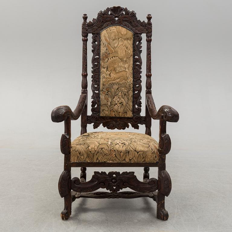 ARMCHAIR, baroque, early 18th century.