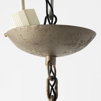Harald Notini, a ceiling lamp, variant of model "6297", Arvid Böhlmarks Lampfabrik, Stockholm, 1920s.