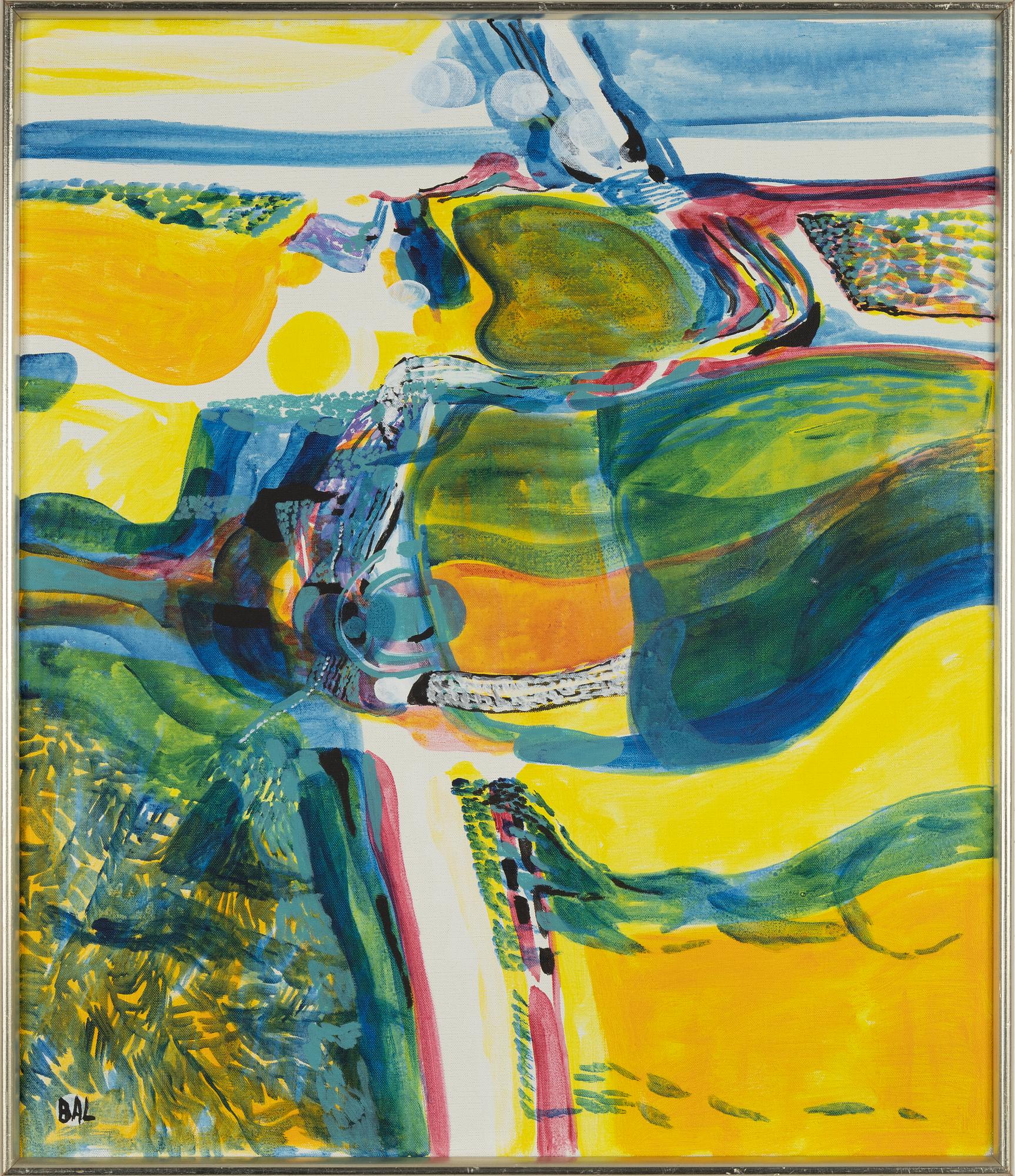 Bengt Arne Linderos, oil on canvas, signed.