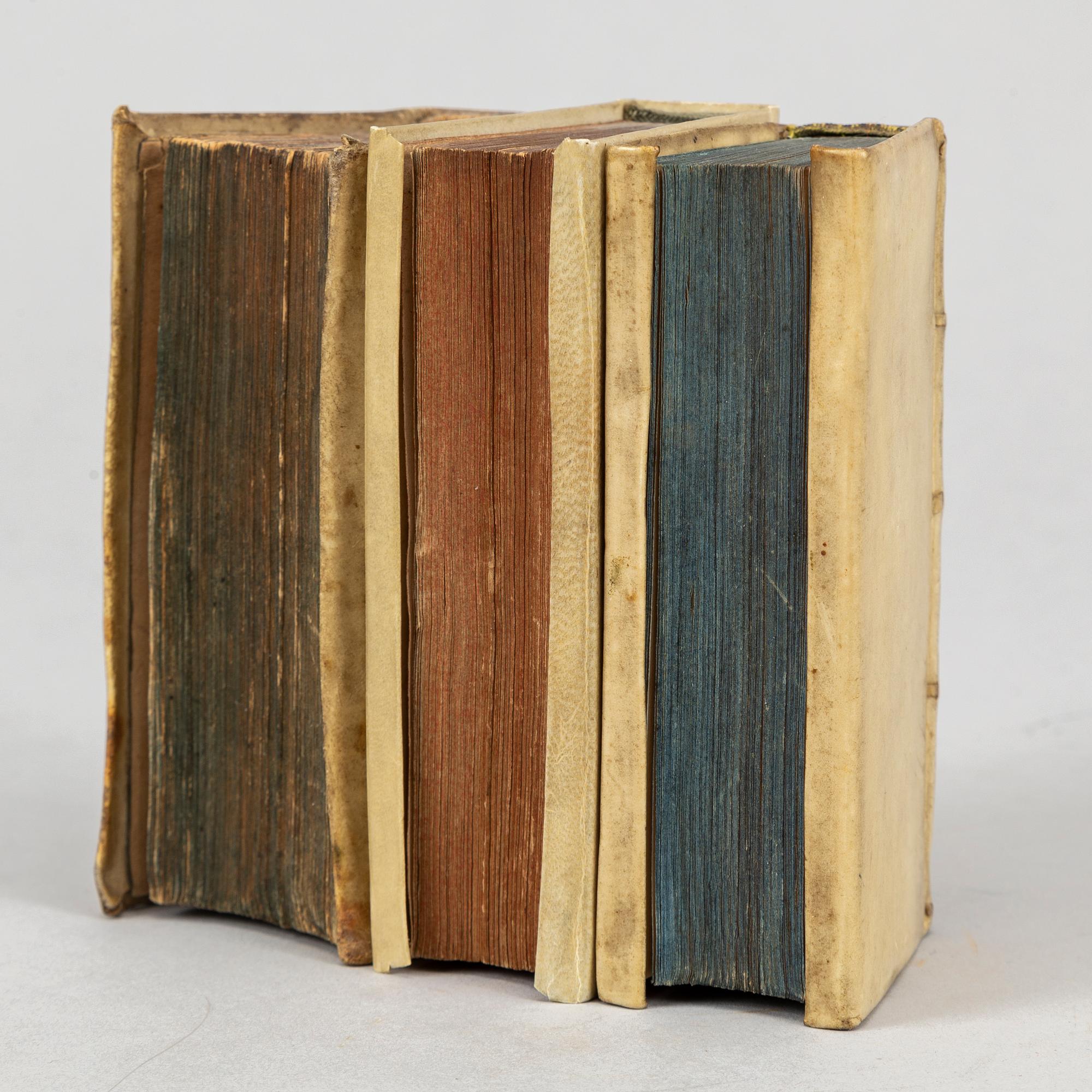 Elzevirs 1626, 1629, 1630 (France, Belgium, Holland, Netherlands) (3 vol).