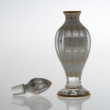 HAJUVESIPULLO, "Miss Dior" 1948, Baccarat-kristallia, Christian Dior.