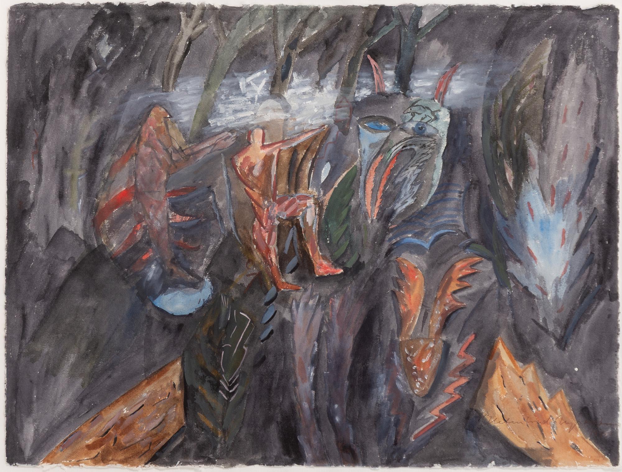 Helmtrud Nyström, Figures in the Forest.