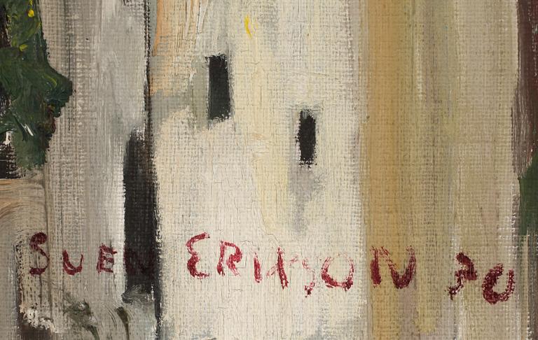 SVEN X:ET ERIXSON. Olja på duk. Sign Sven Erixson o dat -30.