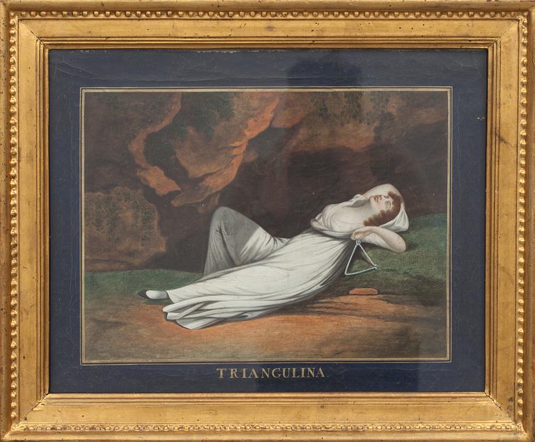 OKÄND KONSTNÄR, olja på duk. 1800-tal.