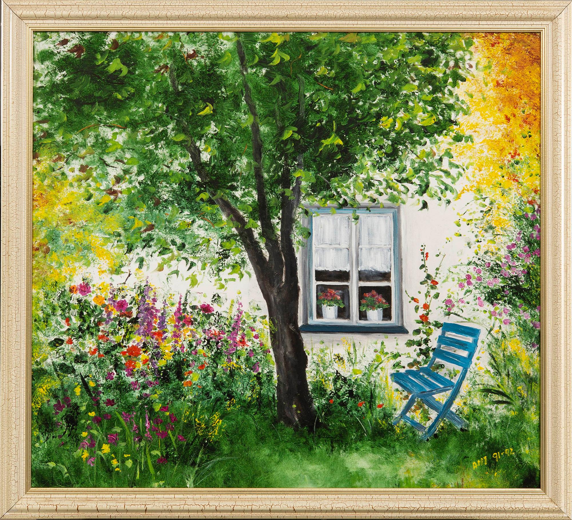 Ann-Marie Jönsson, oil on canvas signed and dated 91-92.