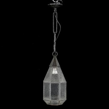 TAKLAMPA, 1900-talets början. Höjd 72 cm.