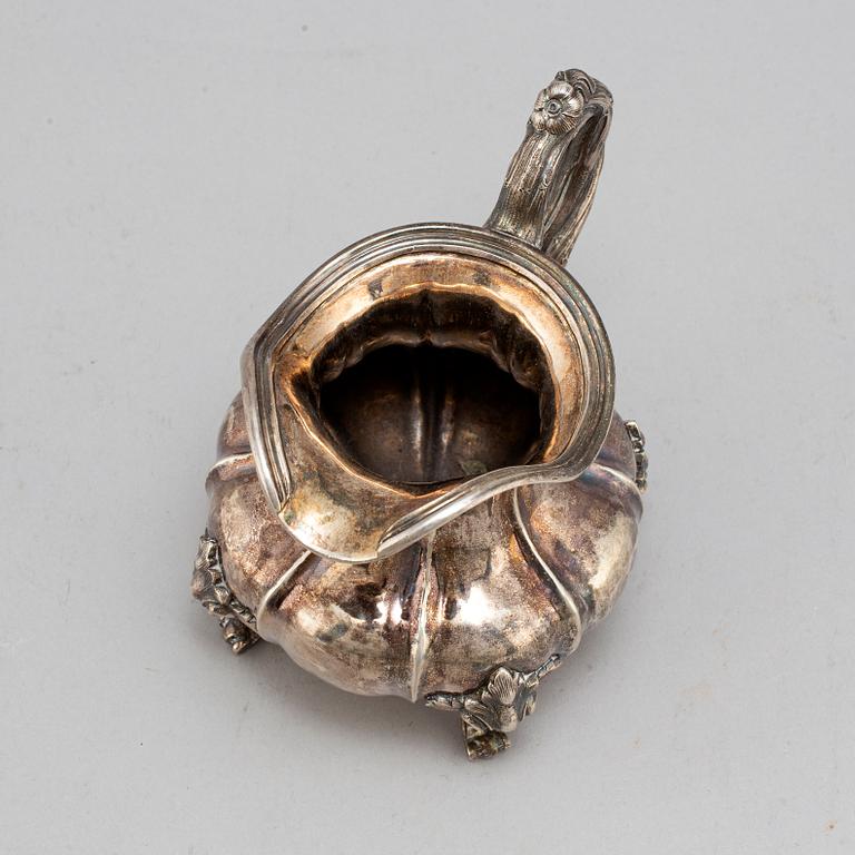 A silver creamer, St Petersburg 1851.