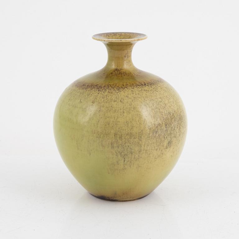 Sven Wejsfelt, a stoneware vase, Gustavsbergs studio 1986.