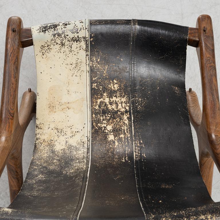 Don Shoemaker, a 'Sloucher' rosewood easy chair from Señal S.A.; Mexico, 1960's.