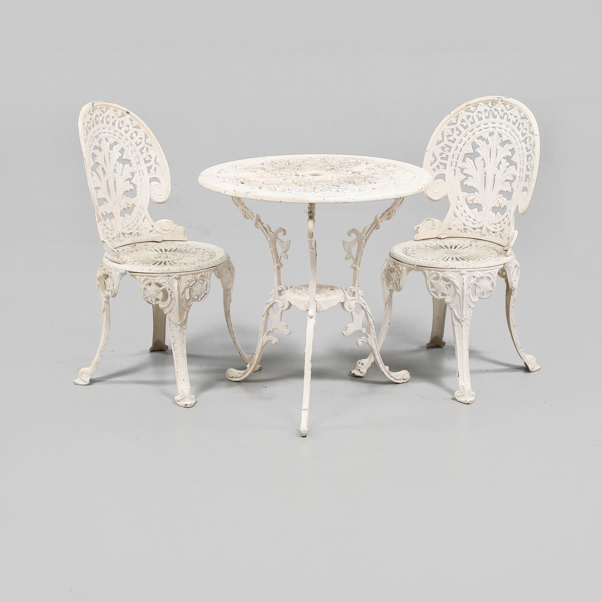 TRÄDGÅRSGRUPP, 3 delar, 1900-talets andra hälft.