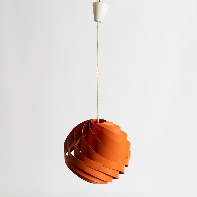 Louis Weisdorf, ceiling lamp, "Turbo", Lyfa, second half of the 20th Century.