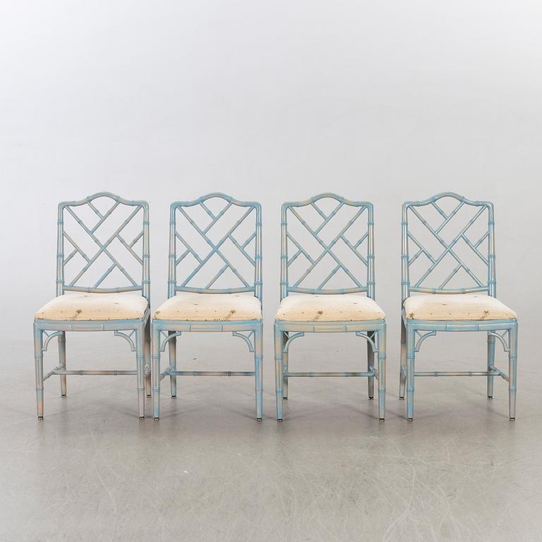 A SET OF FOUR MIRANDA OF SWEDEN CHAIRS.