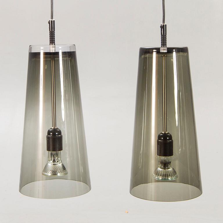 Taklampor, ett par, "Manhattan", Gunnel Svensson, Belysningsbolaget Lenhovda.