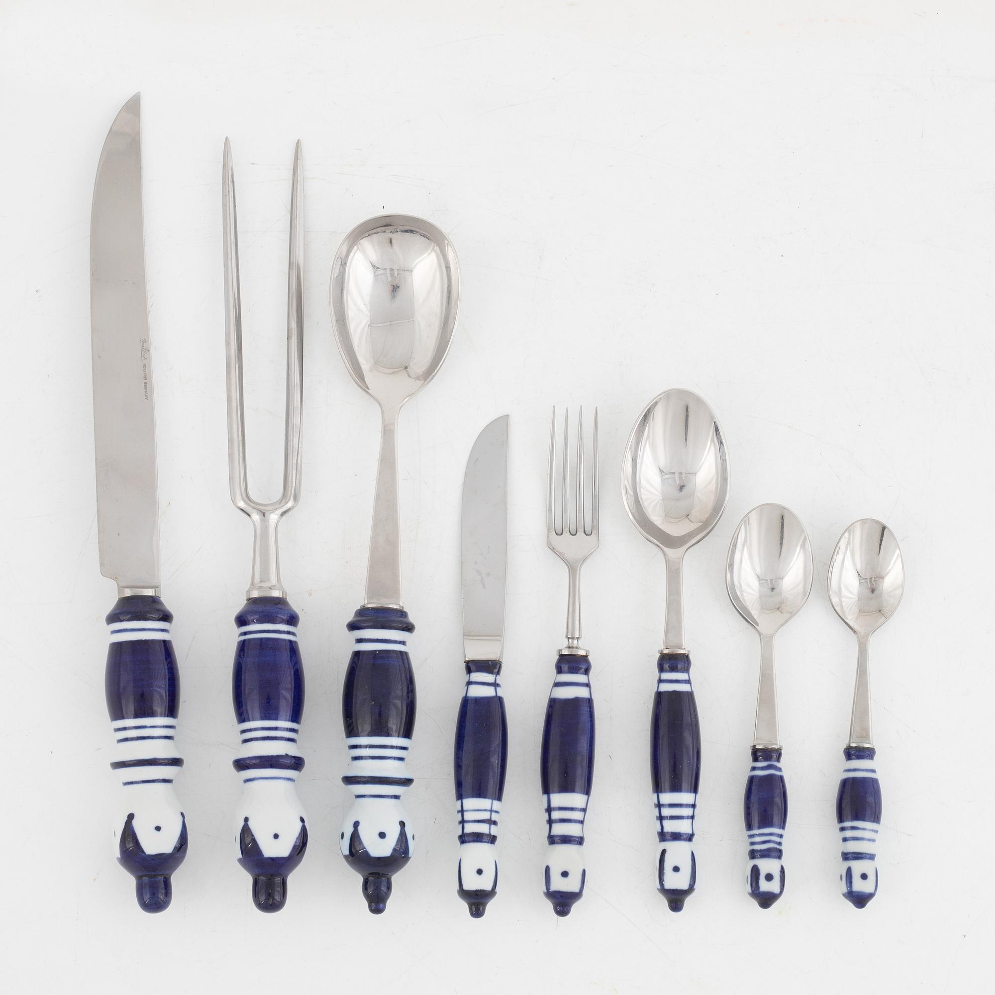 Björn Wiinblad, bestick, xx delar, "sienna", Rosenthal.