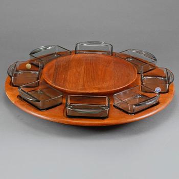 SERVERINGSSNURRA, sk Lazy Susan, Digsmed, Danmark, 1960-tal.