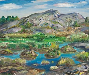 281. Tyko Sallinen, RUGGED LANDSCAPE.