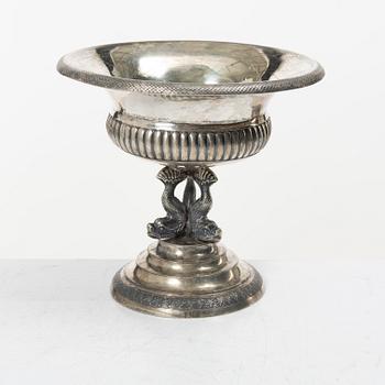 Goblet on foot, silver, Empire, Berlin, Germany, first half of the 19th century.