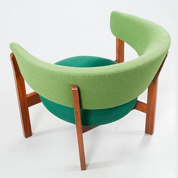 An armchair named "Prim", designed by Arne Wahl-Iversen for Ikea, made in the 1960s.