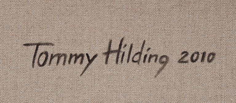 TOMMY HILDING, oil on canvas, signed and dated 2010 on verso.