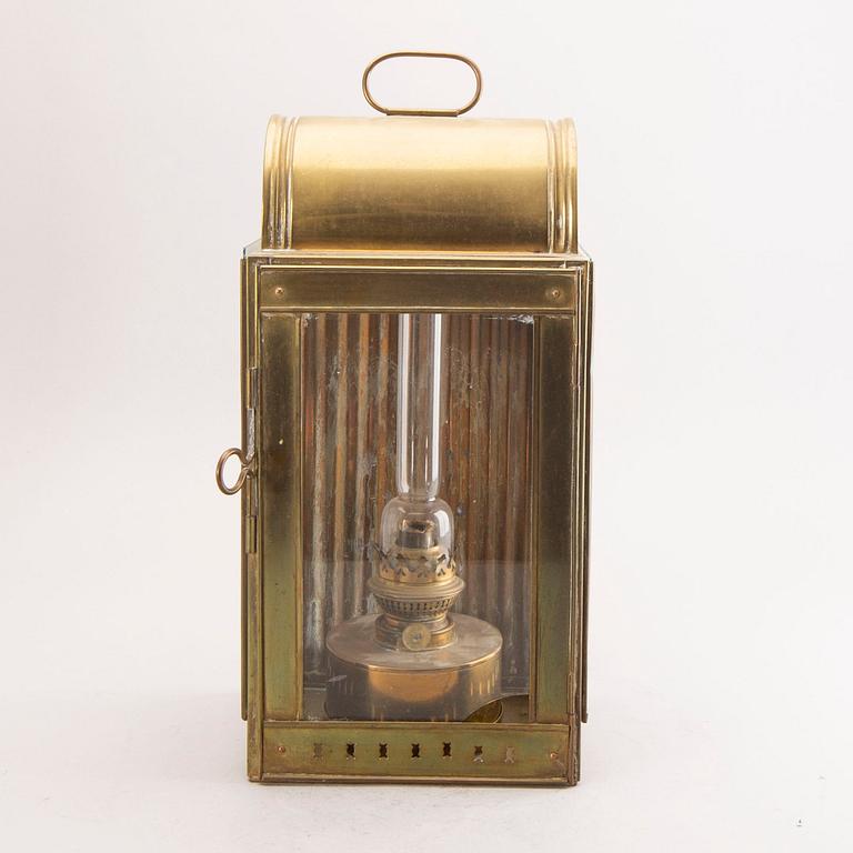 A ships lantern, turn of the cenury 1900 / early 20th Century.