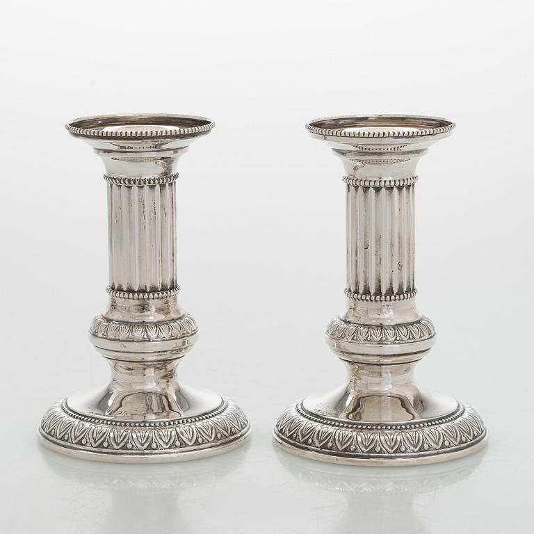 A pair of silver candlesticks, Kultateollisuus Turku 1994.