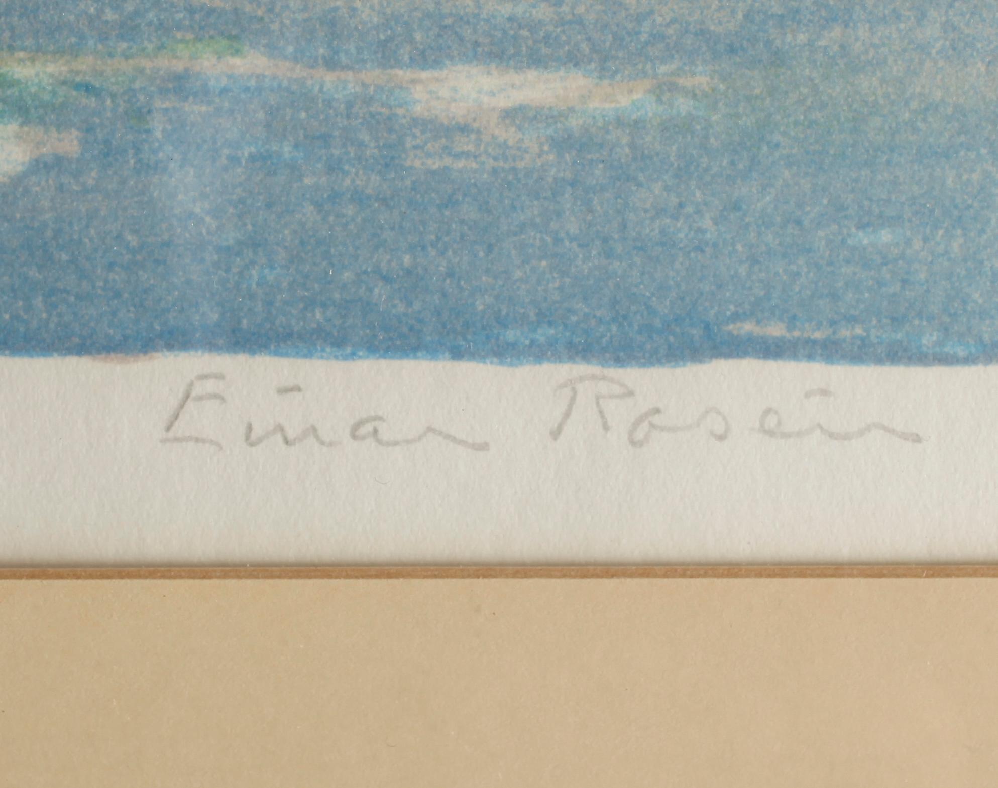 EINAR ROSÉN, färglitografi, signerad och numrerad 173/350.