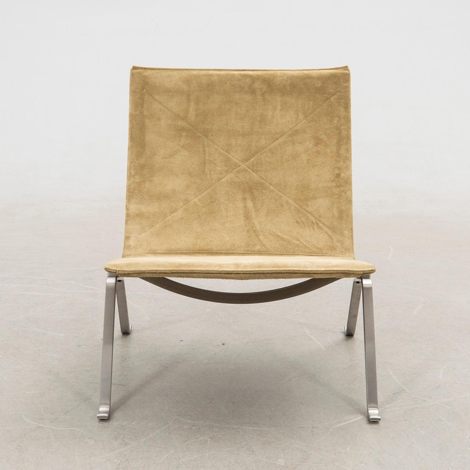 Poul Kjaerholm, armchair, "PK22" for Fritz Hansen, Denmark, 2010.